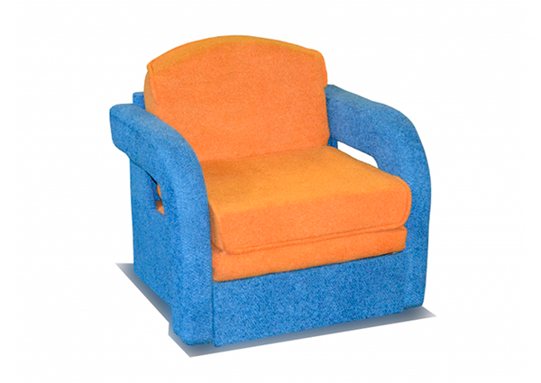 Кресло-кровать «Афина желто-синяя»