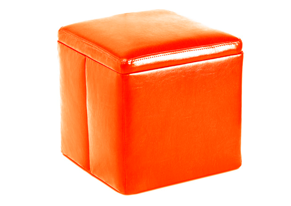 Пуф «ПФ-8 раскладной оранжевый»