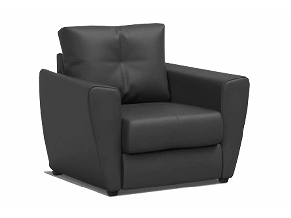 Кресло-кровать «Квартет» Экокожа черный