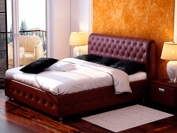 Кровать «Орхидея шоколад»