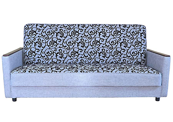Диван-кровать прямой «Классика Д 140 серый узор»