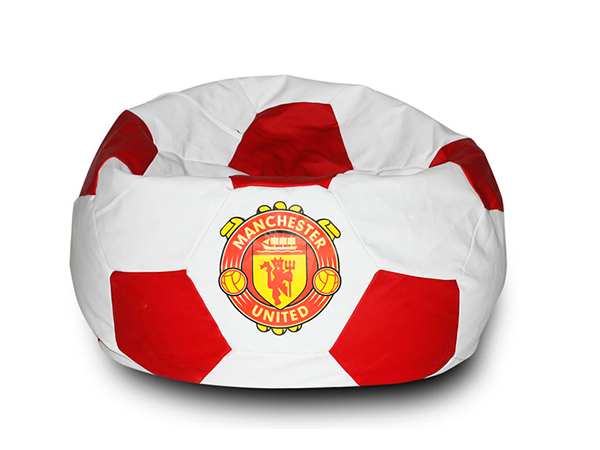 Кресло «Мяч» Экокожа с эмблемой Manchester United