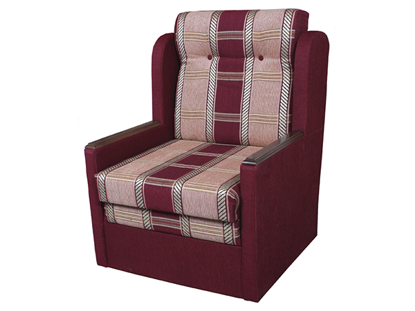 Кресло кровать прямой «Классика Бордовая»