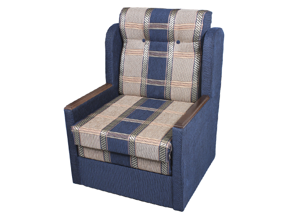 Кресло кровать прямой «Классика Синяя»