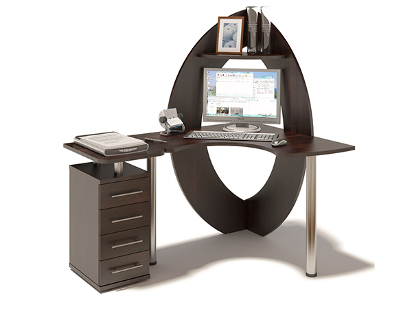 Компьютерный стол «КСТ-101.1 Венге»