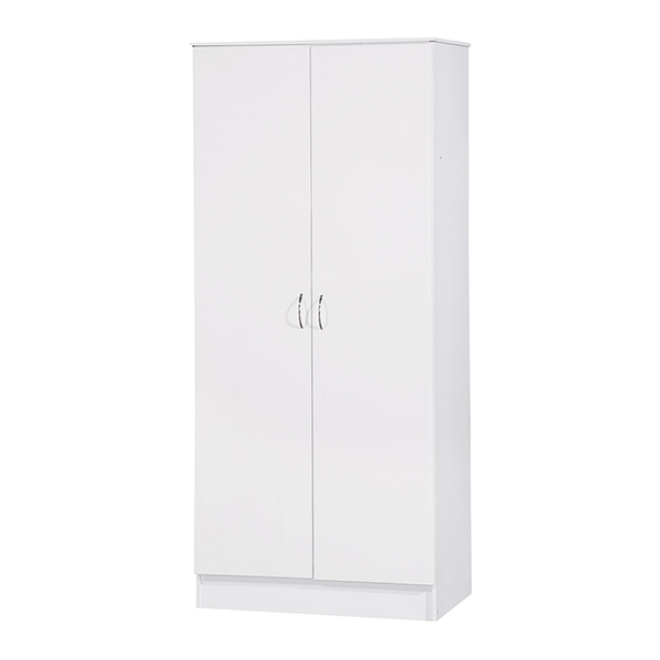 Шкаф распашной «Санта» 80см для одежды, цвет белый