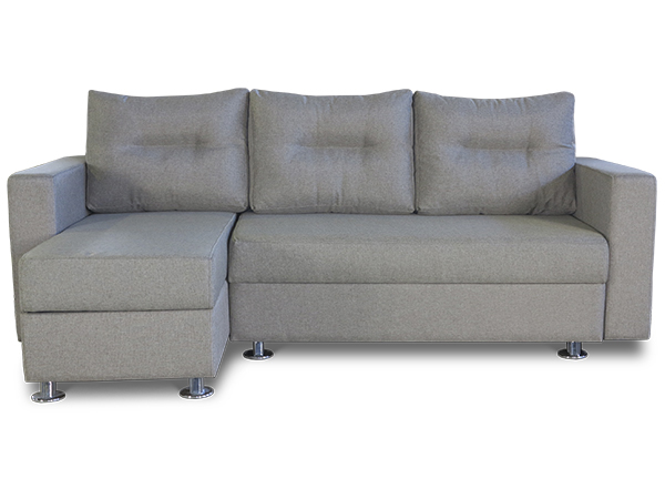 Угловой диван «Ария» серый