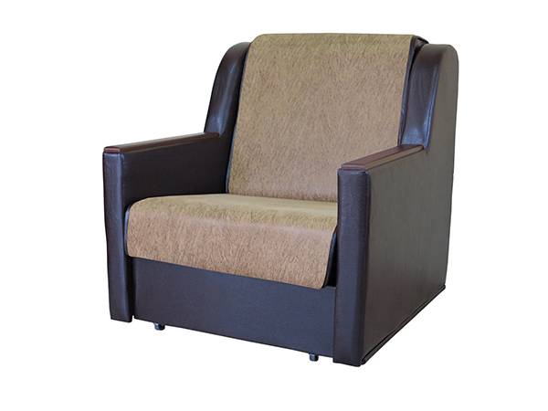 Кресло-кровать «Аккорд Д» замша коричневая