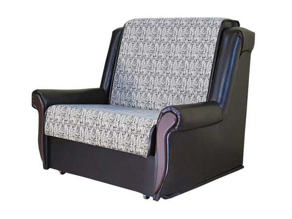 Кресло-кровать «Аккорд М» велюр серый