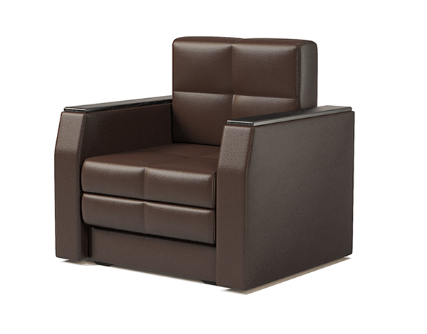 Кресло-кровать «Атлант» экокожа коричневый