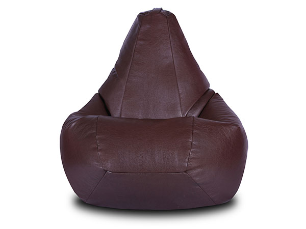 Кресло «Груша» экокожа коричневый