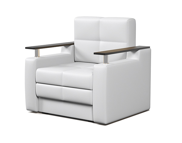 Кресло-кровать «Комфорт» Эко-кожа Белый