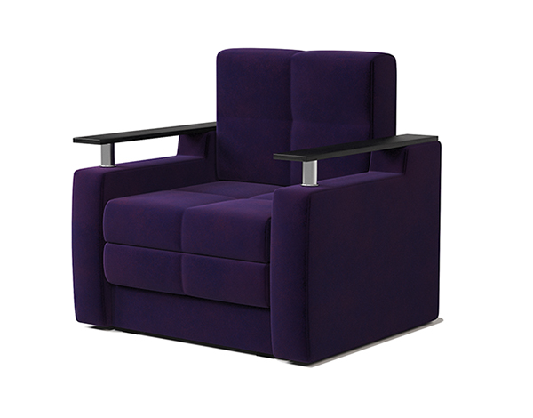 Кресло-кровать «Комфорт» Велюр Фиолетовый