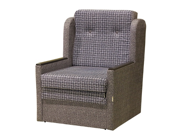 Кресло-кровать «Классика Д» велюр серый