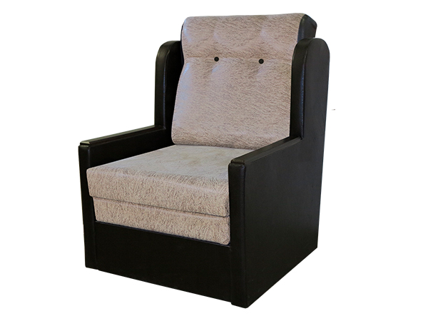 Кресло-кровать «Классика Д» Замша коричневый