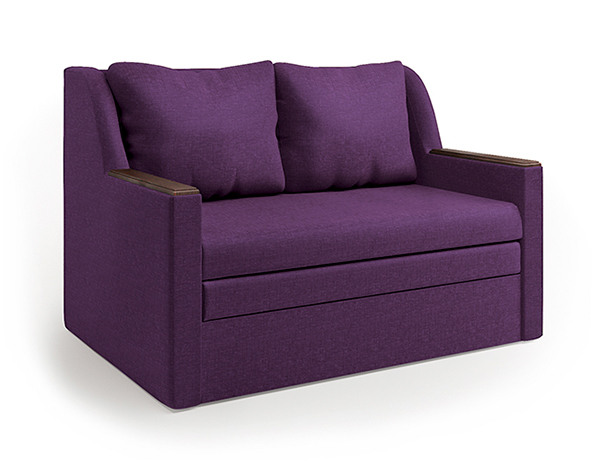 Диван-кровать «Дуэт» фиолетовый