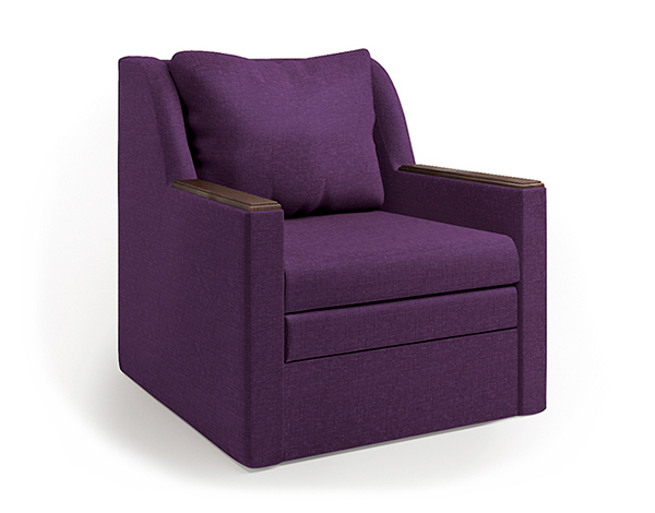 Кресло-кровать «Соло» фиолетовый