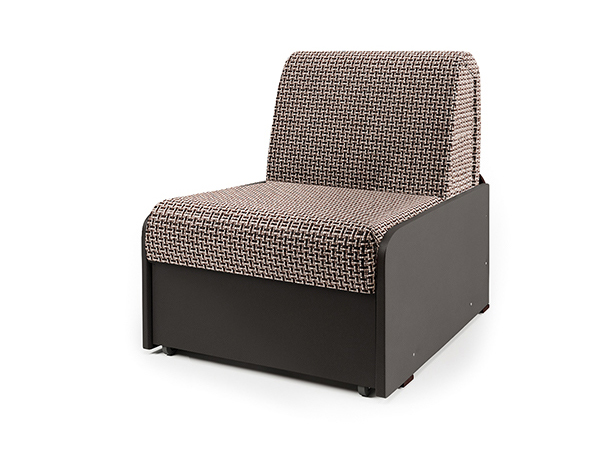 Кресло-кровать «Коломбо БП» Корфу коричневый и экокожа шоколад